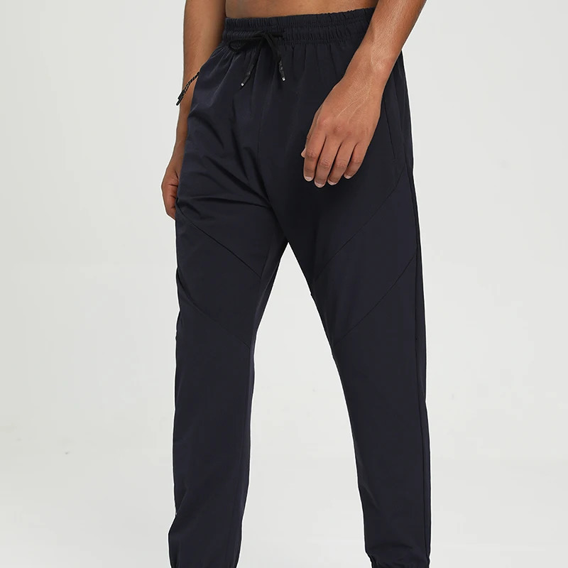 Custom Quick Dry Sports Jogging Pants with Zipper Pockets Mens Casual Trousers Solid Sweatpants Running Fitness Gym 5576 241104