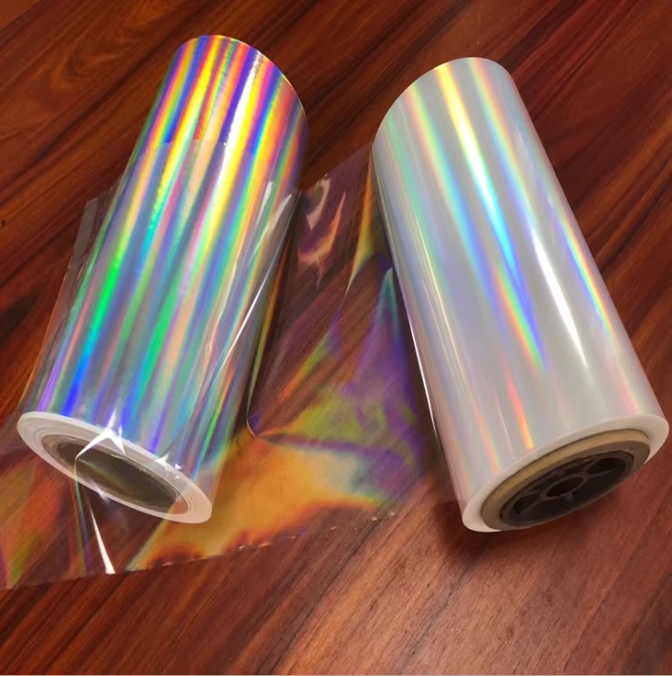Thermal Holographic transparent Lamination Film For Laminated Paper Board Make Boxes