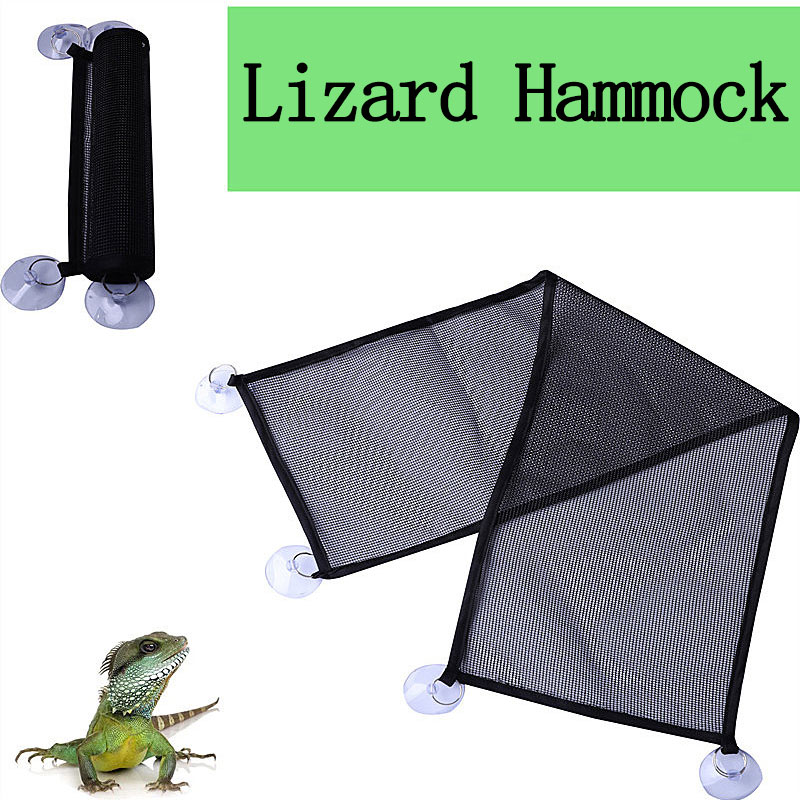 Reptile Hammock Lizard Hammock Chameleon Hedgehog Habitat Mesh Cloth Swing Hammock Lizard Gecko Reptile Supplies Pet Accessories