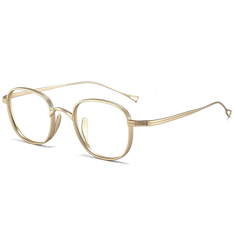 Japan Style Pure Retro Glasses Women Men Frame Ultra light Eyewear 241105