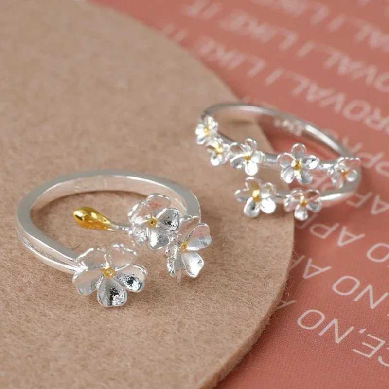 Unique and exquisite open adjustable ring suitable for silver and minimalist finger rings engagement jewelry and womens gifts X241106