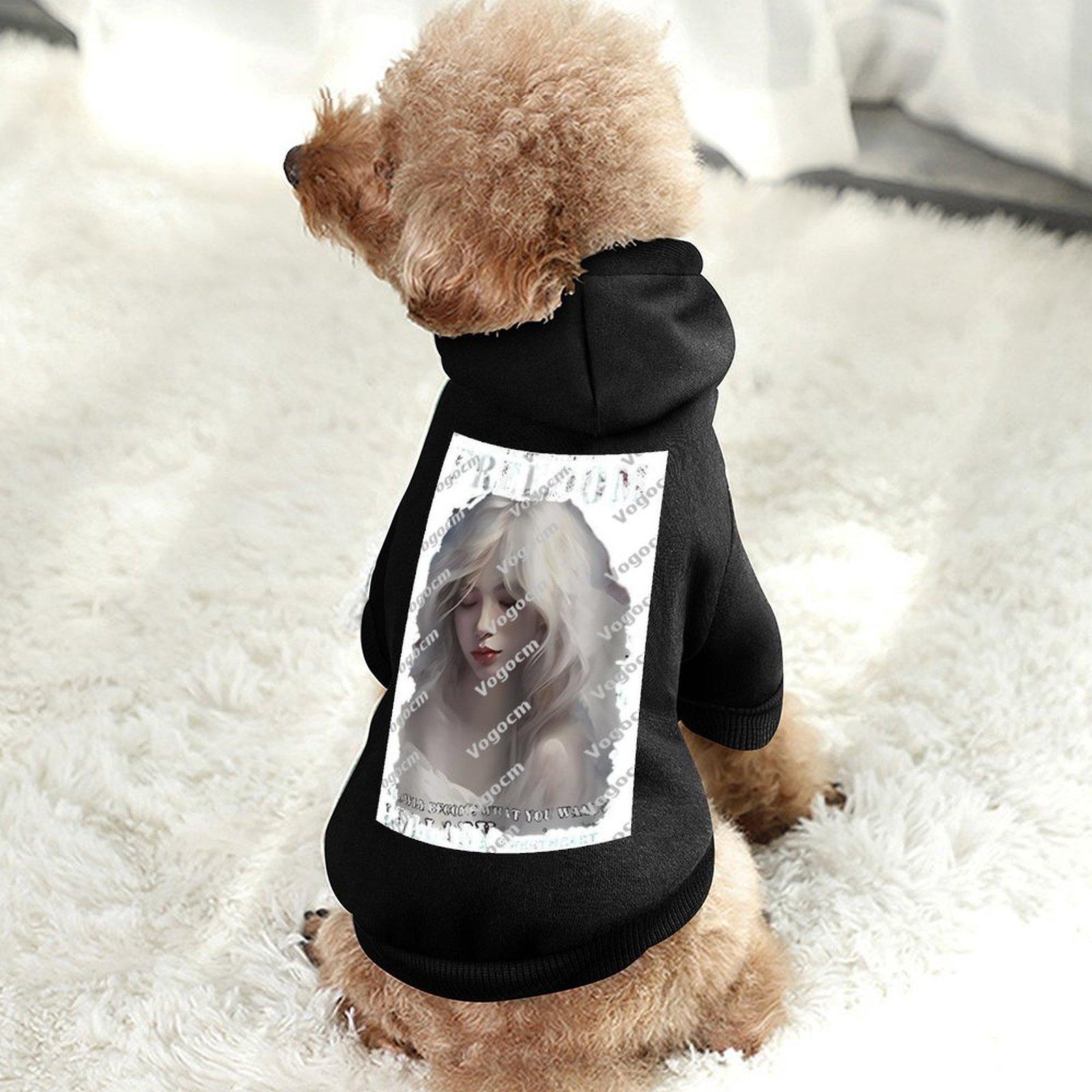 Fashion Casual Hoodie For Dog Breathable Hoodie Everyday Leisure Pet Hoodie Cartoon Print XS-2XL Micro Elastic Fabrics Free Shipping Clothings