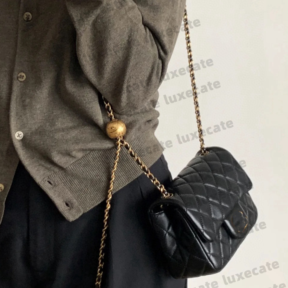 Designer Bag womens gold chain Shoulder Bags High Quality Fashion luxury bag golden chain Leather Crossbody Caviar envelope Luxury Bag Evening party Bags