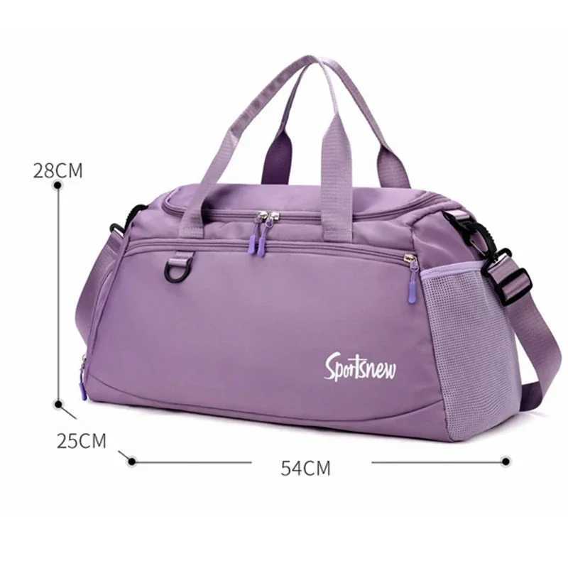 Large acity Gym Bag Women Men Travel Luggage Bags Dry Wet Separation Tote Handbags king Duff Bags Fitn Training BagsXJ241106