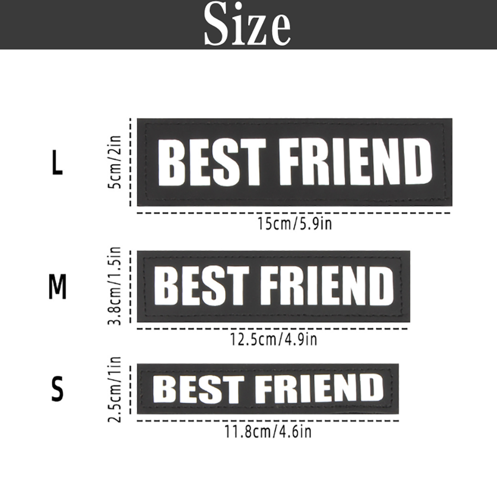 Custom Name Text Patch Stripes Badge for Dog Collar Personalized Dog Collar Tags Backpack Jacket Badge Harness Labels