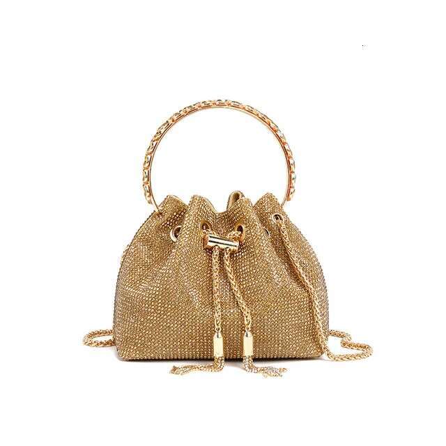 New Women's Brand Wallet and Handbag Designer Handbag, Banquet Bag, Crystal Rhie Shoulder Bag, Party Bag