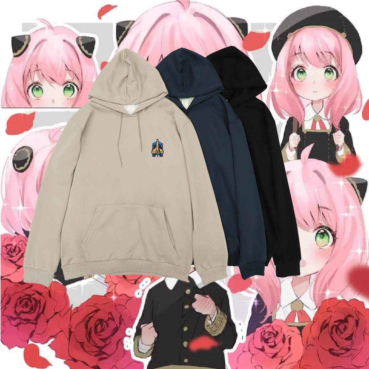 Classic Casual Hoodie for Women Black Oversized Brand Couples Hoodie Wear 350g Cotton Hooded Collar Long Sleeve Street Wear
