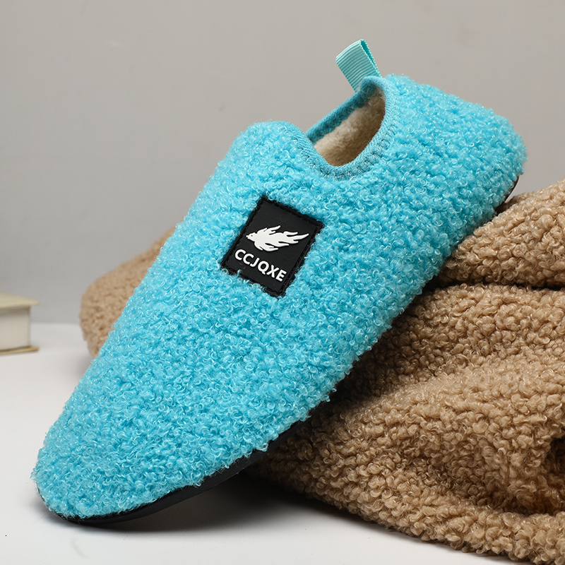 2025 New Designer Warm Color Men's Winter Lightweight Women's Plush Bedroom Cotton Slippers Unisex Shoes Atos De Casa