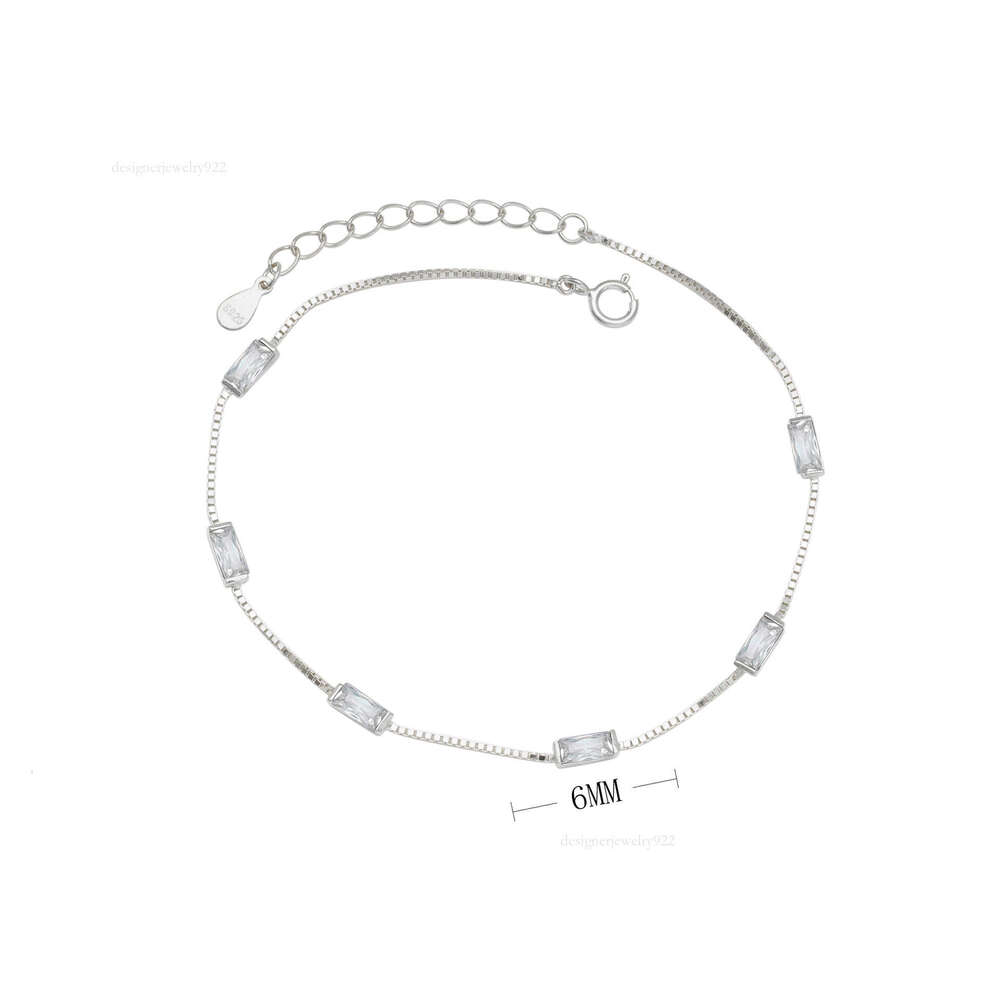 Square gemstone design bracelet stainless steel Jewelry for woman good gifts