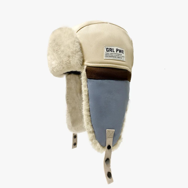 Outdoor Skiing Tour Bicycle Warm and Cool Plus Cotton Russian Hat Mens Hat Womens Autumn M583 241106