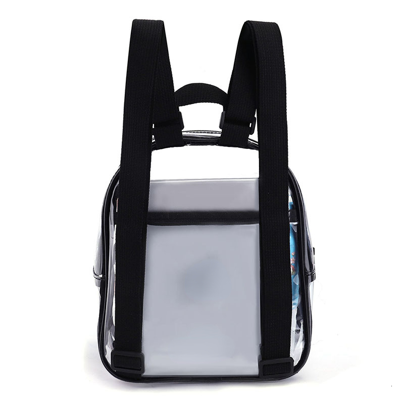Backpack Stadium Approved Shoulder Straps, Small Clear Bag For Schools, Concerts, Work, Festivals And Sporting Events