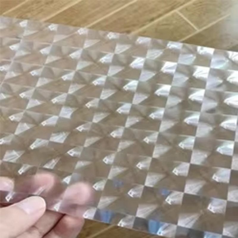 BOPP Packaging Film Self Adhesive 3D Lens Film For Book & Photo Holographic Glitter