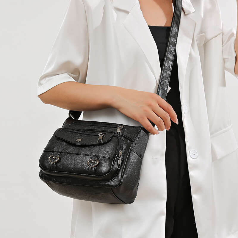 Designer Bag The Middle-Aged And Old People Use Thelarge-Capacity Multi-Pocket Cross-Bodybag