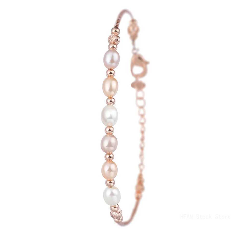 Leisure pointer quartz watch sweet and elegant watch natural freshwater pearl bracelet X241106