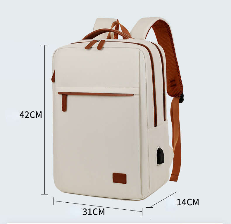 New Outdoor Simple Travel Backpack USB Charging School Bag