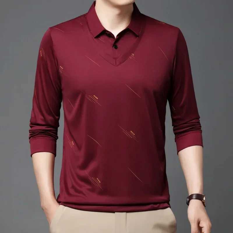 Mens Spring/Summer New Fe Two piece Printed Casual Fashion Fe Two piece Set Long Sve T-shirt W241106