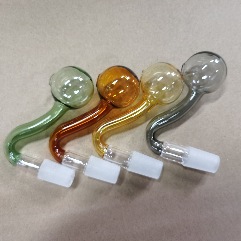 10mm 14mm 19mm male female clear BLUE glass pipes Joint thick big bowls handcraft