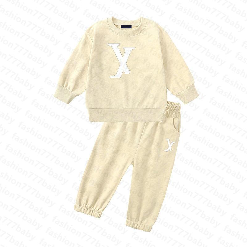 Clothing fashion hoodies Sets BABY boys girls Autumn kids Designer printing cotton Sweater coat pants Suit Cuhk children's sports sui