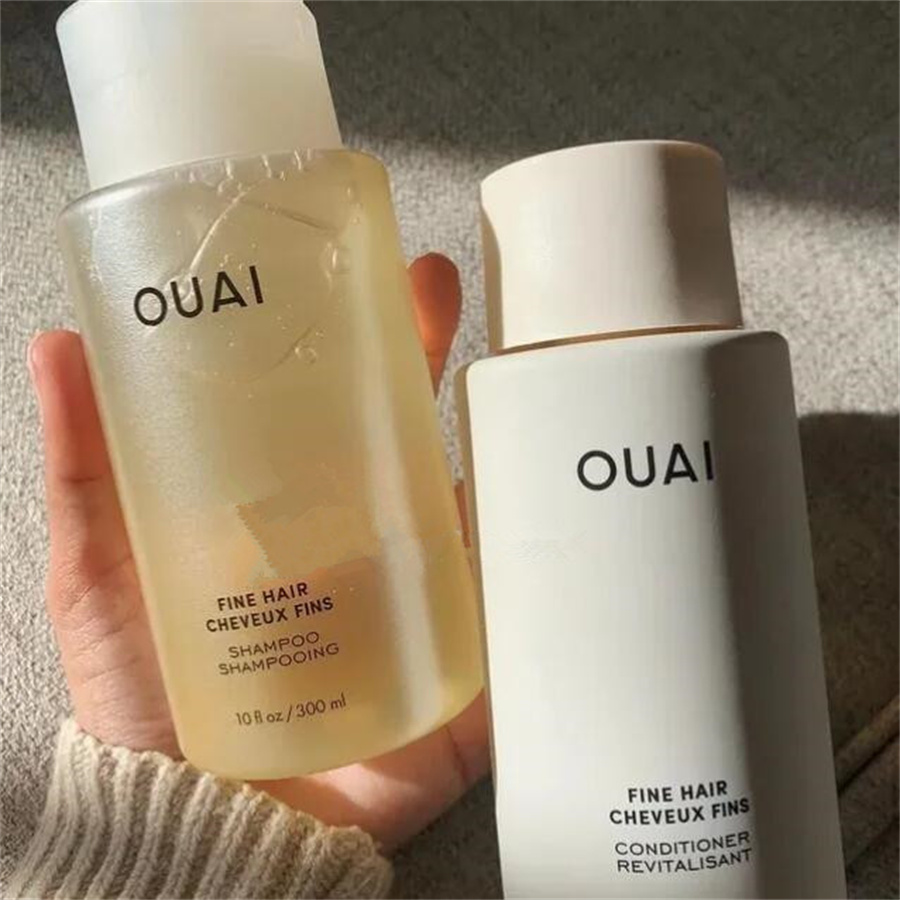 Revitalizing Fine/Medium Hair Set From OUAI - Complete With Deep Cleansing Shampoo And Nutrient Rich Leave-In Conditioner Leavein LeaveIn