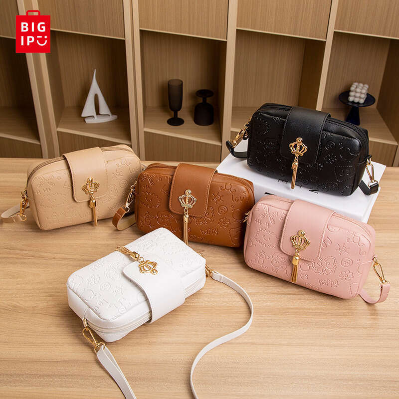 Designer Bag Luxury Brand Tassel Small Messenger Bag For Women Cute Print Casual Female Shoulder Bag Fresh And Sweet Shoulder Bag Women