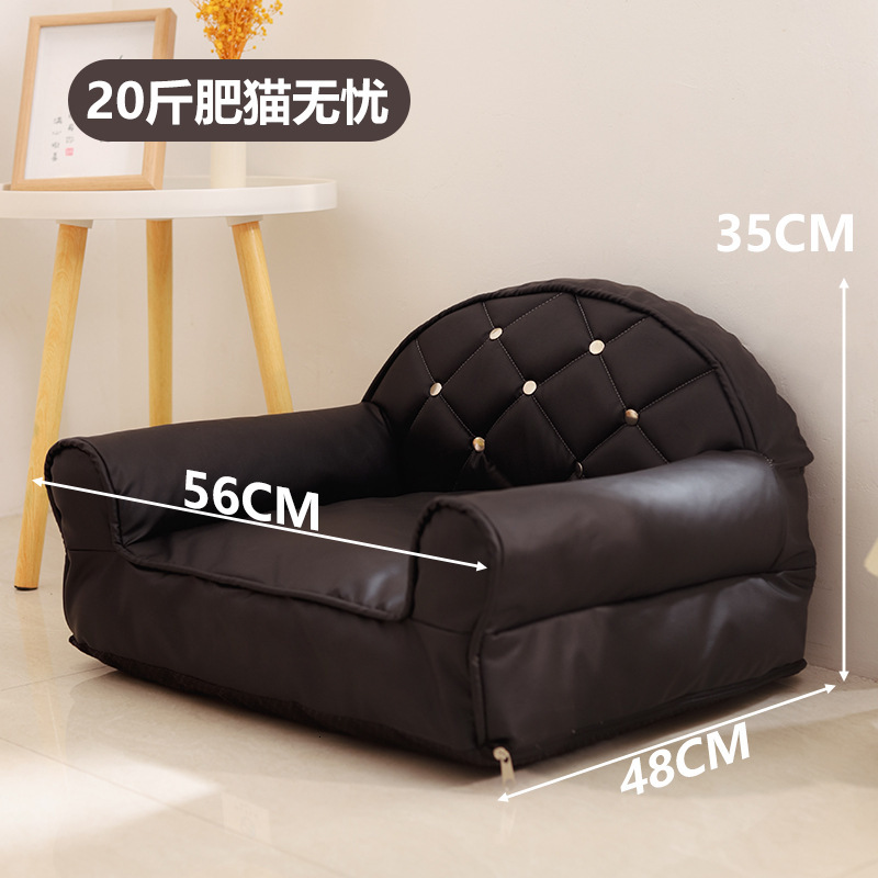 Manufacturer's Direct Supply Of Cat Bed Pet Sofa Anti Scratch Cloth, Dog Bed Antibacterial, Waterproof, Non Stick To Hair, All Season Universal P