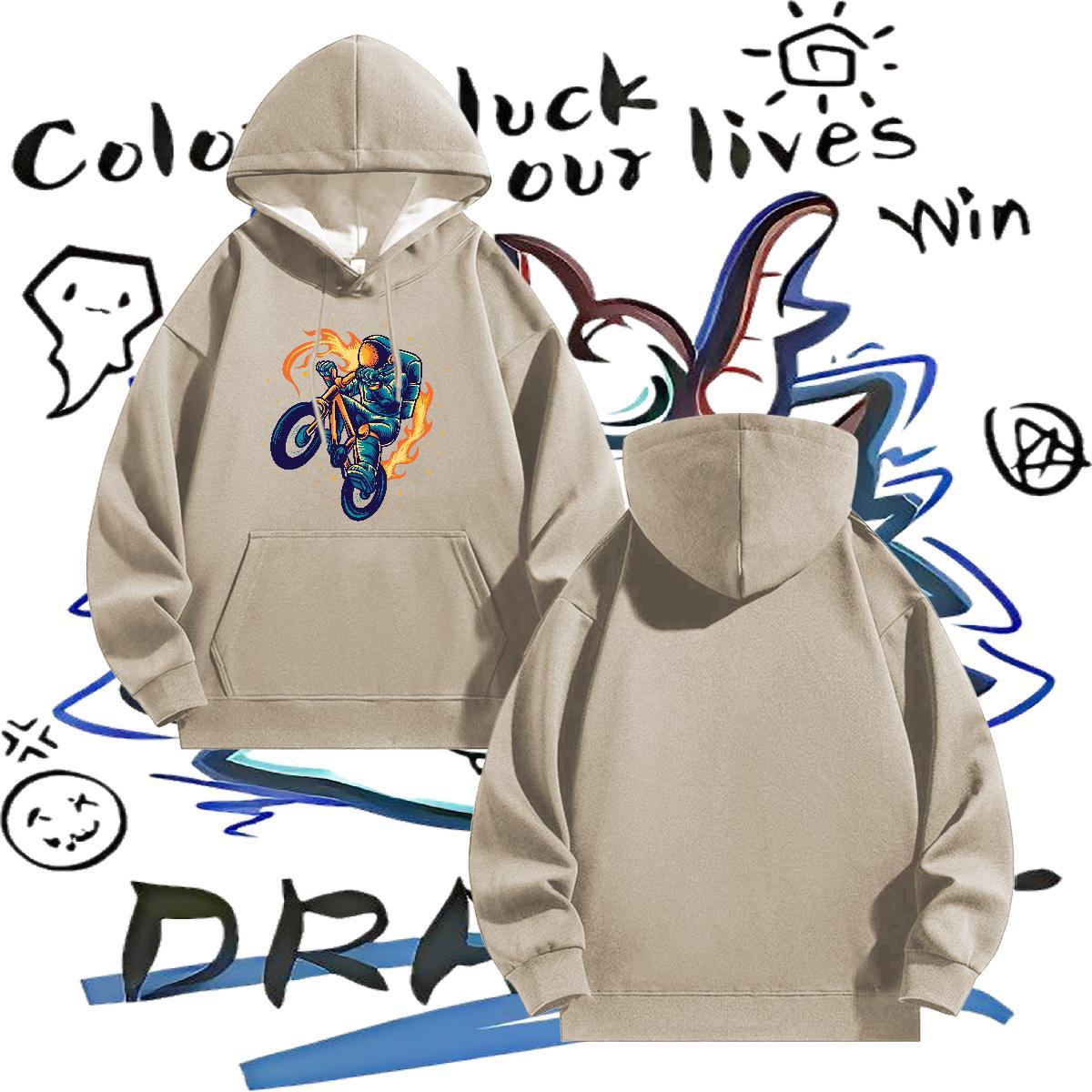 Fashion New Hoodie for Men Sport Cool Design Hoodie for Man Woman Hooded Collar Long Sleeve DIY Logo Oversized Hoody Thick Plush