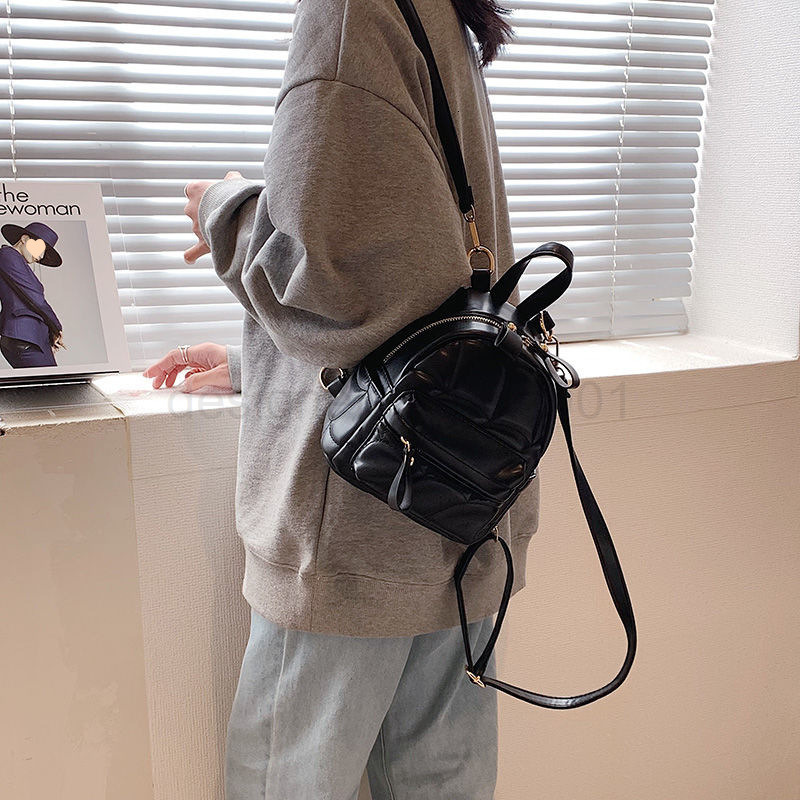 Bag Classic Designer Fashion 10a Top Nikiduncks Woman Bags Mini Backpack Womens Threedimensional Small Soft Leather Casual Versatile S