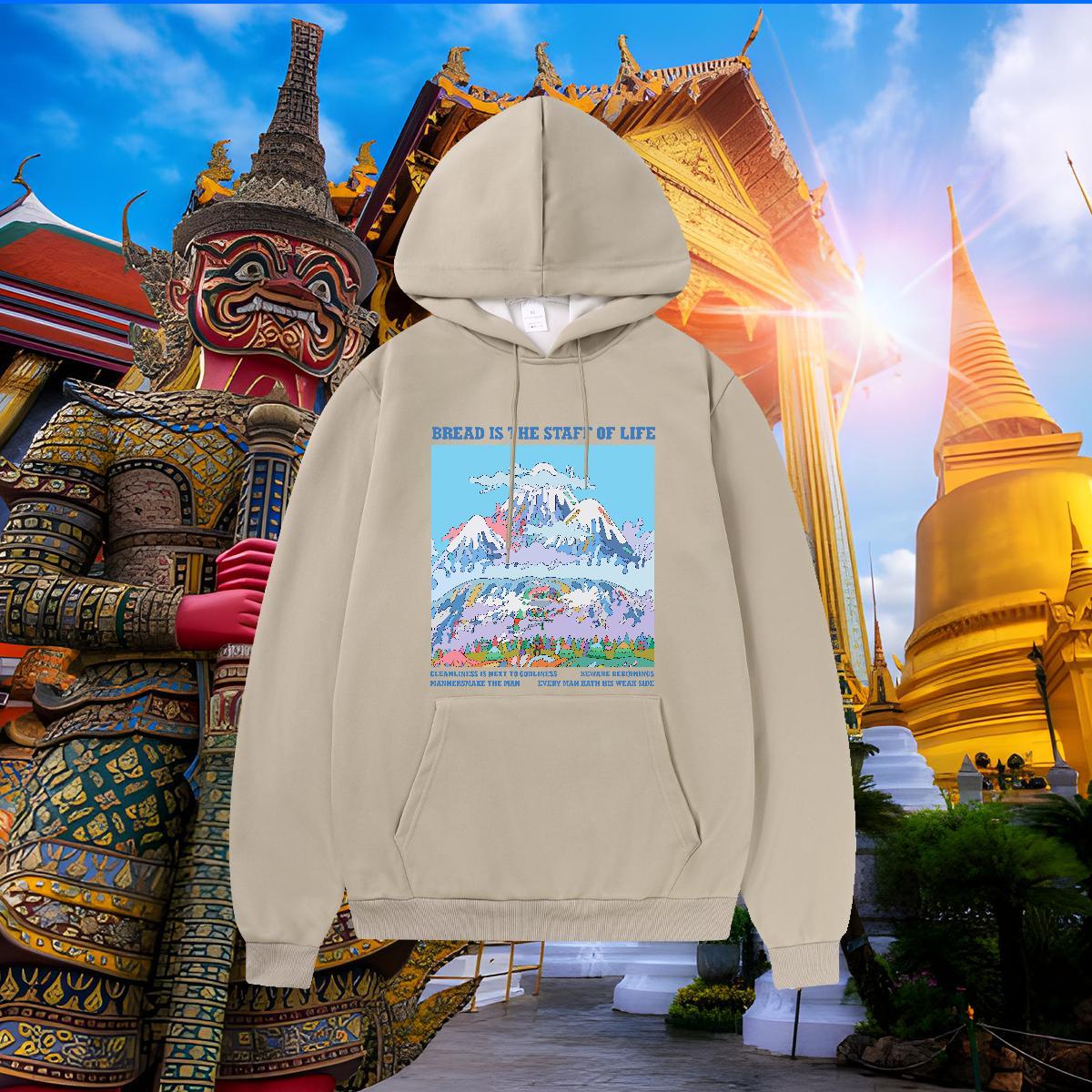 Classic Casual Hoodie Designer Couples Hoodie DIY Printed Top Hoody Sport Hooded Collar Breathable Thick Fleece