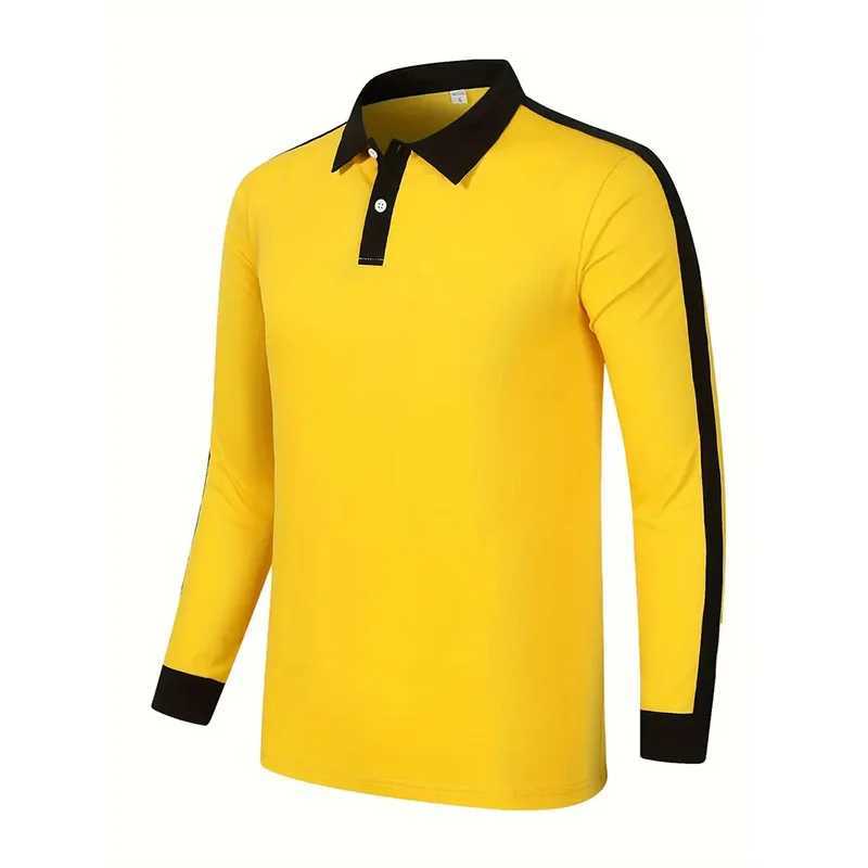 Mens long Sved shirt spring and autumn casual sports breathable top mens fashion patch work shirt W241106