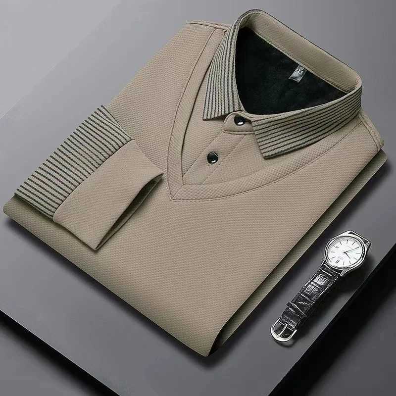 Mens new Embroidered Long Sve Wfle autumn and winter shirt high-quality luxury and fashionable business casual top W241106