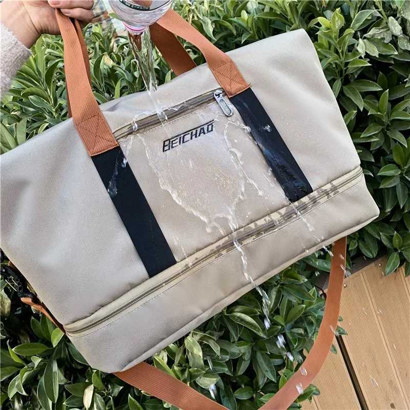 Travel Bags for Women Large acity Men Sports Bag Waterproof Plane Duff Bag Gym Weekend Bag with Shoe CompartmentXJ241106