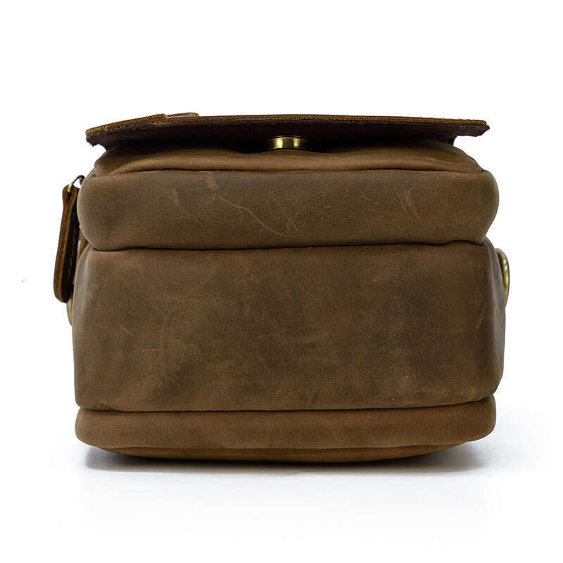 Man Pouch Genuine Leather Waist For Men Tactical Fanny Pack Cowhide One Shoulder Messenger Casual Men's Belt Bag