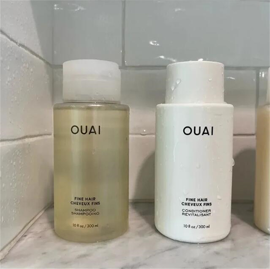 Revitalizing Fine/Medium Hair Set From OUAI - Complete With Deep Cleansing Shampoo And Nutrient Rich Leave-In Conditioner Leavein LeaveIn