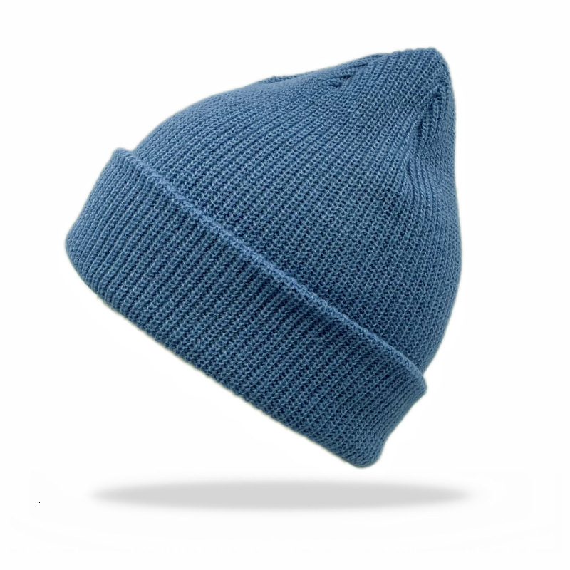 High quality design,Autumn men's and women's warm hat winter color double-layer woolen knitted hat