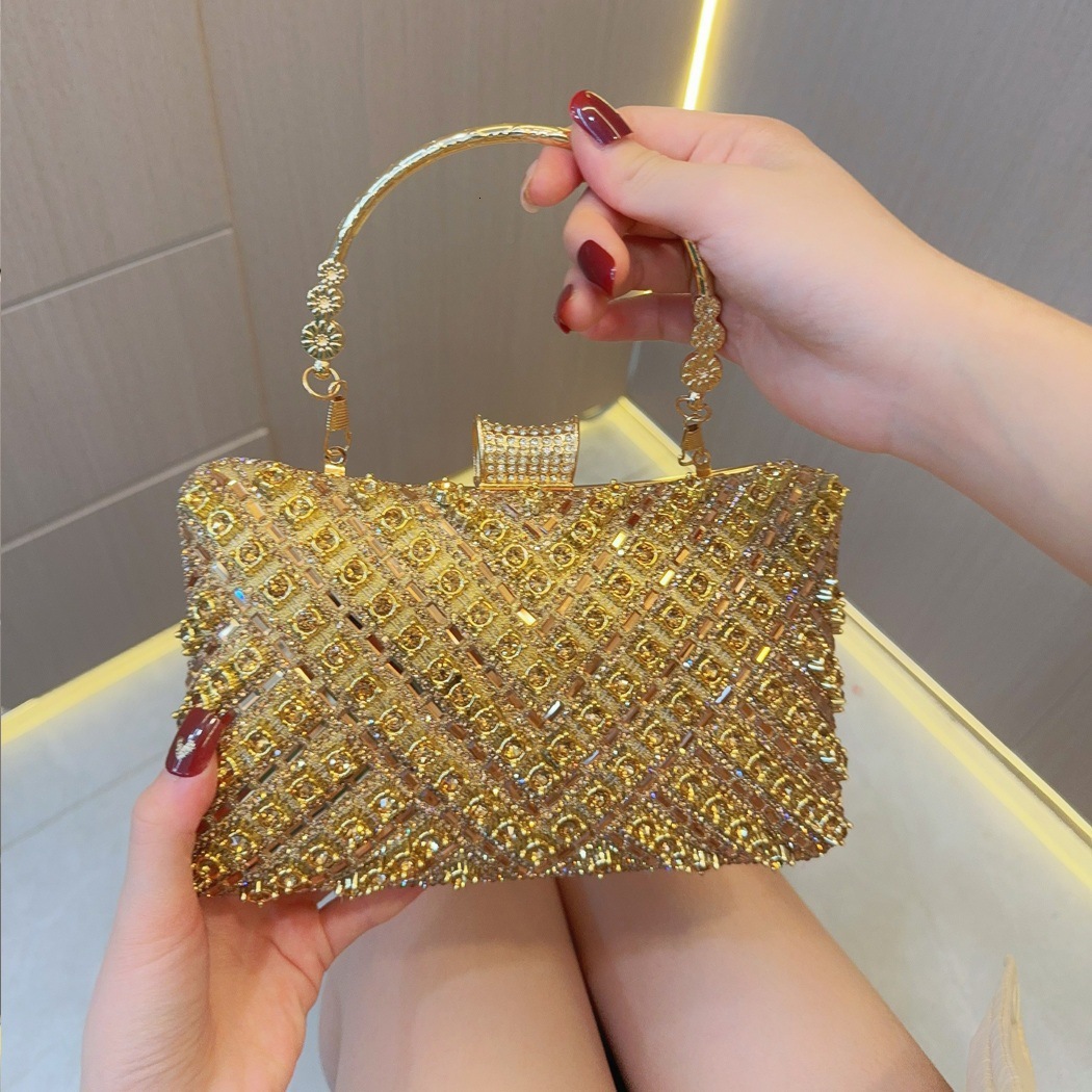 New Designer Water Oblique Cross Inlaid Dia Handbag