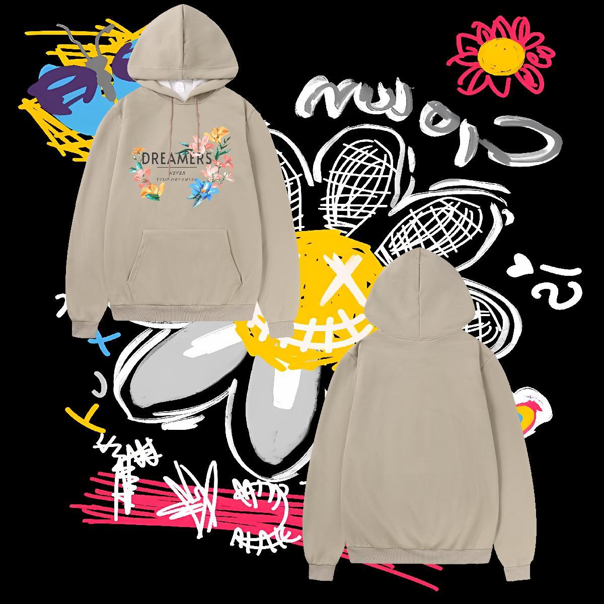 DIY Hoodie Men Breathable Free Shipping Hoodie Pullover DIY Printed Clothes Daily Outfit Thick Plush