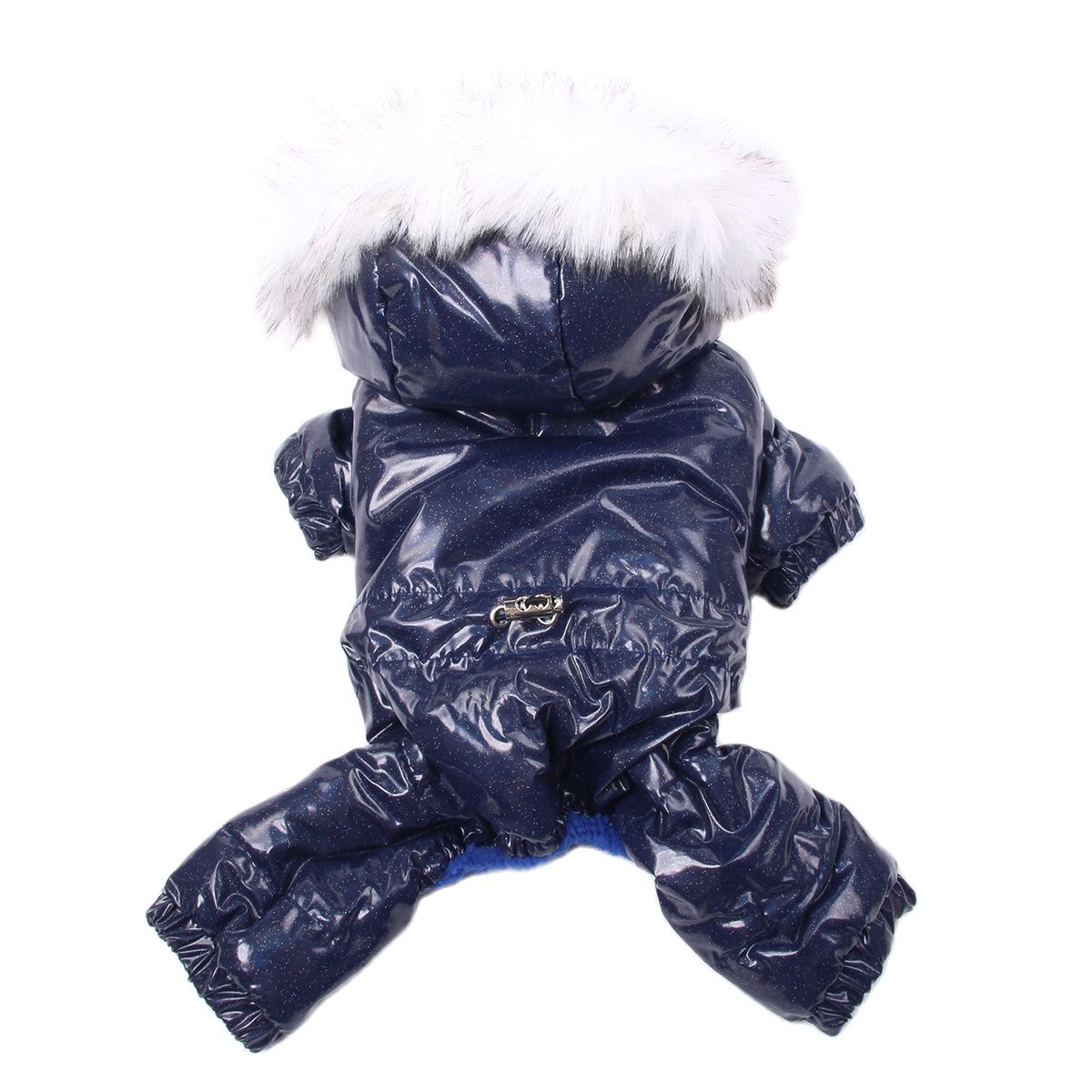 Dogs Cats Winter Jumpsuit Down Jacket PU Leather Waterproof Clothes Pet Puppy Coat Jacket Warm Outfit