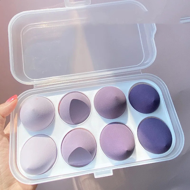 Do not eat powdered beauty eggs wet dry foam sponge soft giant makeup eggs with storage box 241105