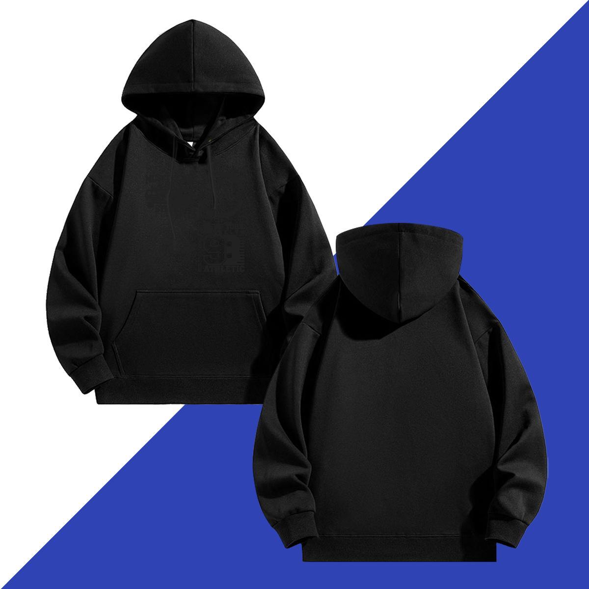 New Hoodie Women Hooded Collar Breathable Loose Fit Hoodie for Man Woman Plus Size Custom Top Hoodie Velvet Thick Sports Casual