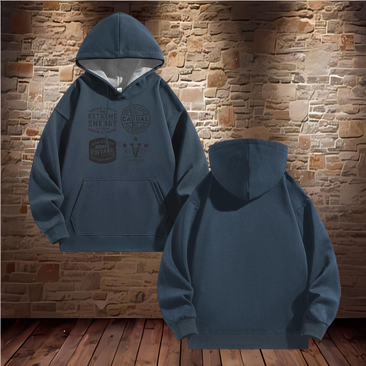 New Men Hoodie Hooded Collar Brand Couples Hoodie Skull Tops Pullover Hoodie Sport 350g Cotton