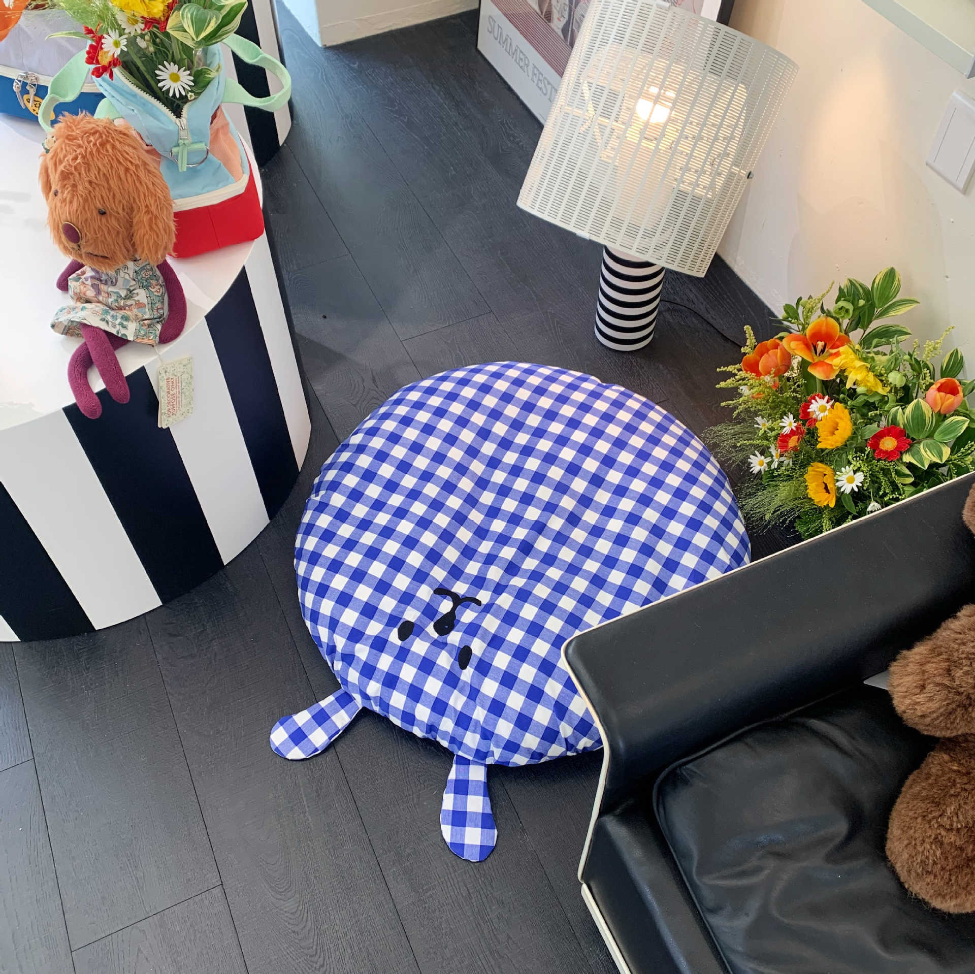 New Korean Ins Autumn And Winter Warm Dog Bed Detachable Pet Cat And Dog Seat Mat Made Of Pure Cotton, Waterproof, Thickened, Large Size 812