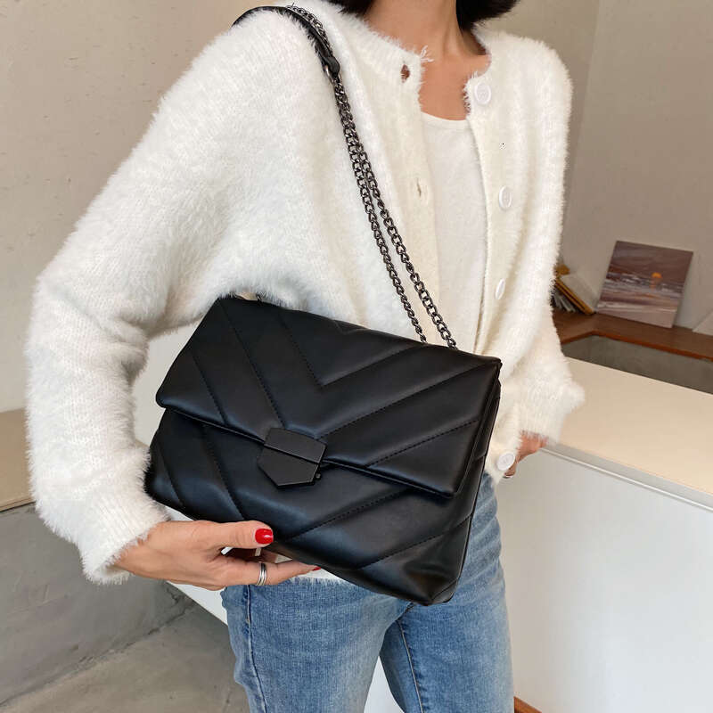 Designer Bag V-Line Crossbody Bag For Women 2024 Fashion Sac A Main Females Shoulder Bag Females Handbags And Purses With Handle