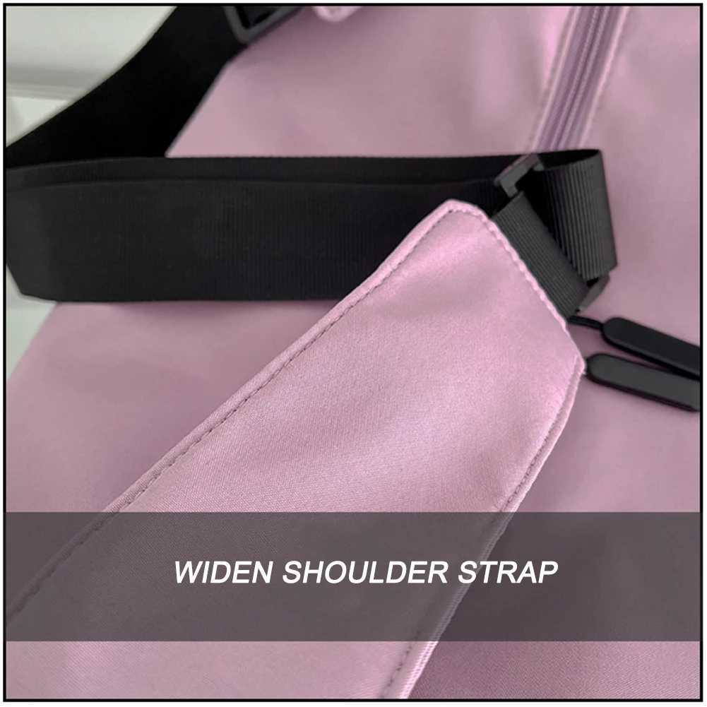 Solid Color Dry Wet Separation Bags Large acity Sports Chest Bag Wear-resistant Adjustab Shoulder Strap for Travel SwimmingXJ241106