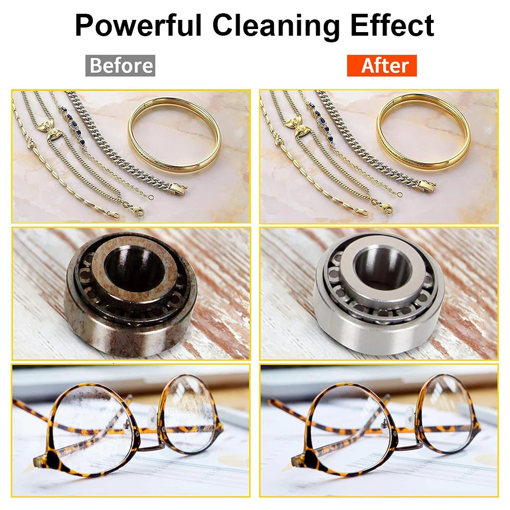 Ultrasonic cleaning machine Ultrasonic glass jewelry cleaning machine 40KHZ high-frequency ultrasonic cleaning bath 241106ww