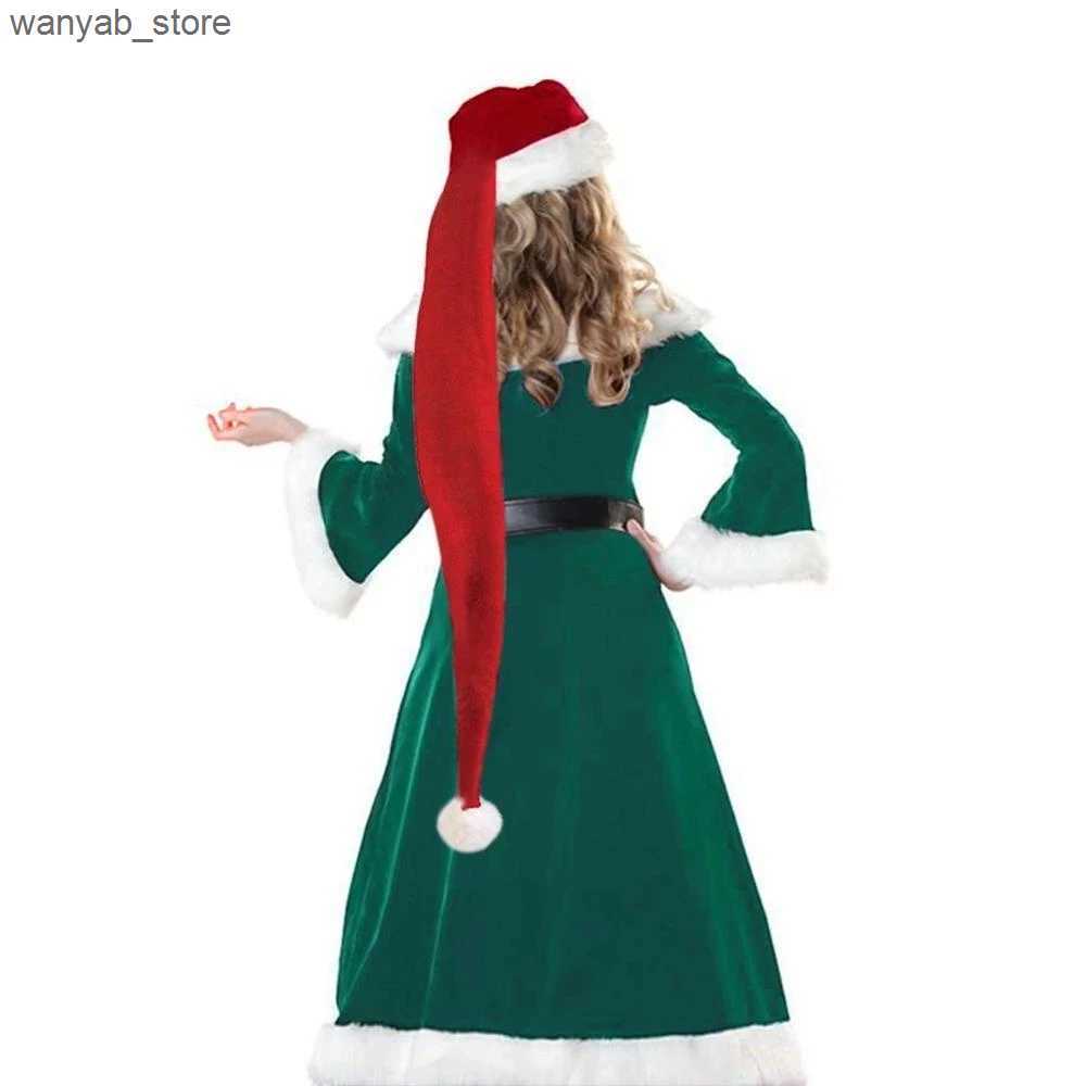 Wide Brim Hats Bucket Hats 2022 Christmas Hat Plush Elf Santa Hat Cute Stripes Cartoon Creative Turkey Hats New Year Xmas Party Ornament Decoration Pr