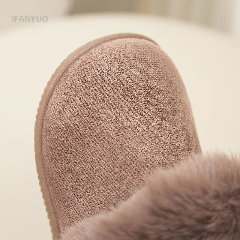 Childrens snow boots plush winter fashion boys and girls baby 0-4 years old thick velvet warm soft soled cotton shoes 241106
