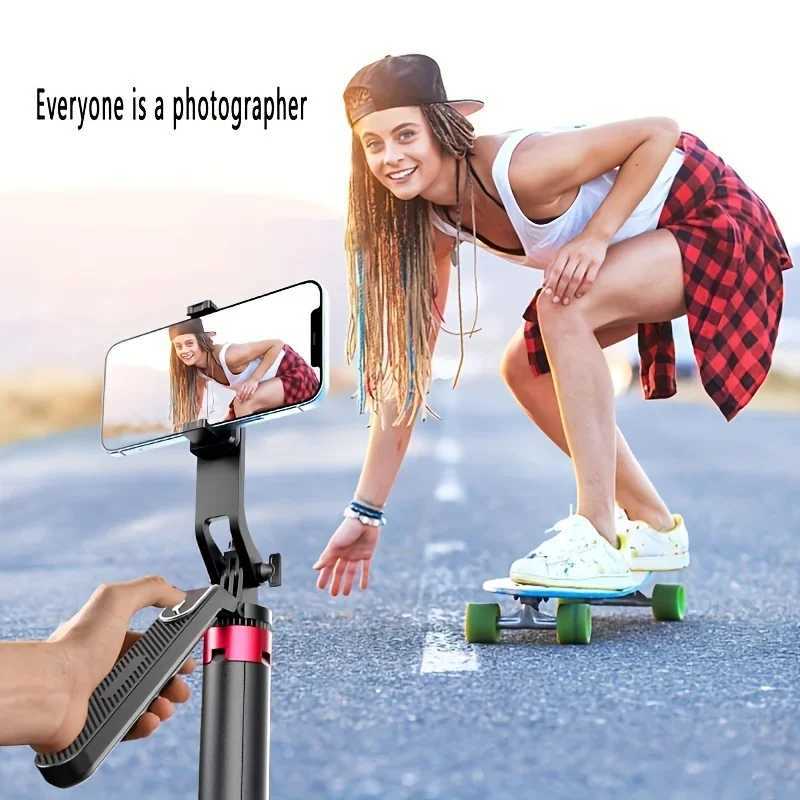 1.85-meter tra tripod with handheld selfie stick stable suitable for photographers livestreamers vloggers and installation of extendable cameras Y2411