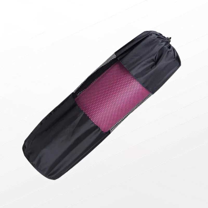 1 PCS Yoga Mat Bag Exercise Fitn Carrier Nylon Mesh Center Adjustab Strap Pilates Fitn Body Building Sports EquipmentXJ241106