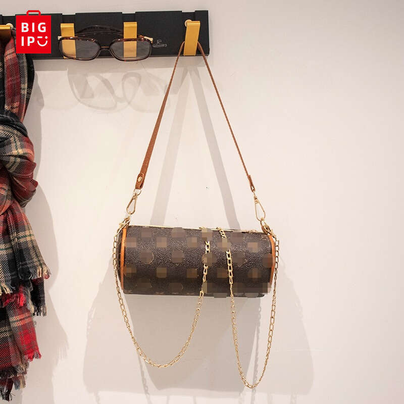 Designer Bag New Vintage Letter Printing Cylinder Bag Elegant And Elegant One Shoulder Crossbody Bag Crossbody Bags For Women