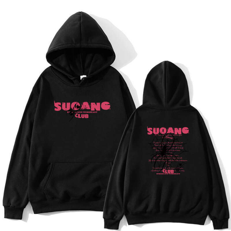 shanshi spider hoodie Hooded sweatshirt for men in autumn and winter with added fleece new street ins trendy brand personalized spider sweater pullove